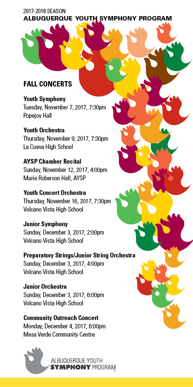 2017-2018 AYSP season schedule