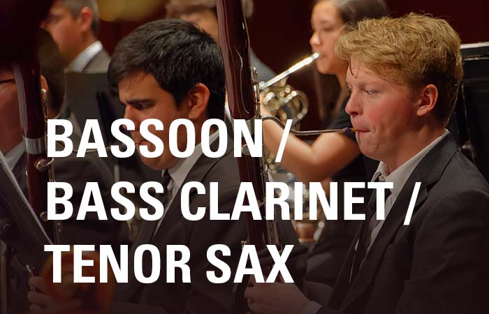 Bassoon, Bass Clarinet, and Tenor Saxophone High School Audition Excerpts