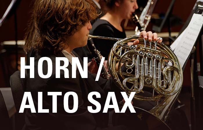 French Horn and Alto Saxophone High School Audition Excerpts
