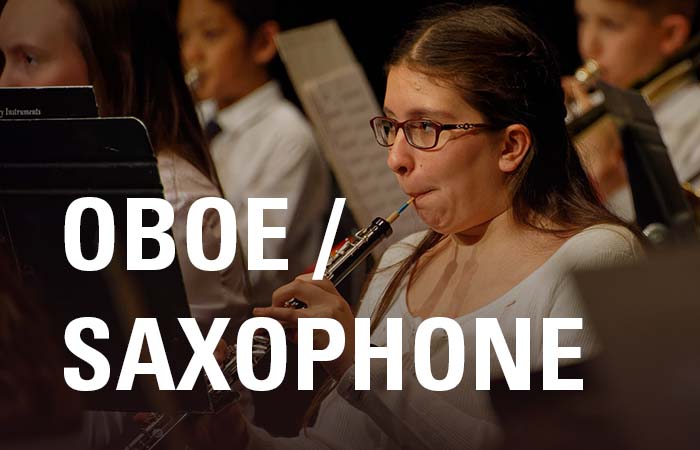 Oboe and Saxophone Middle School Audition Excerpts